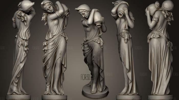 Female Sculpture stl model for CNC